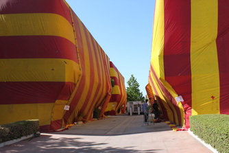 Tent fumigation service by Richland Termite and Construction